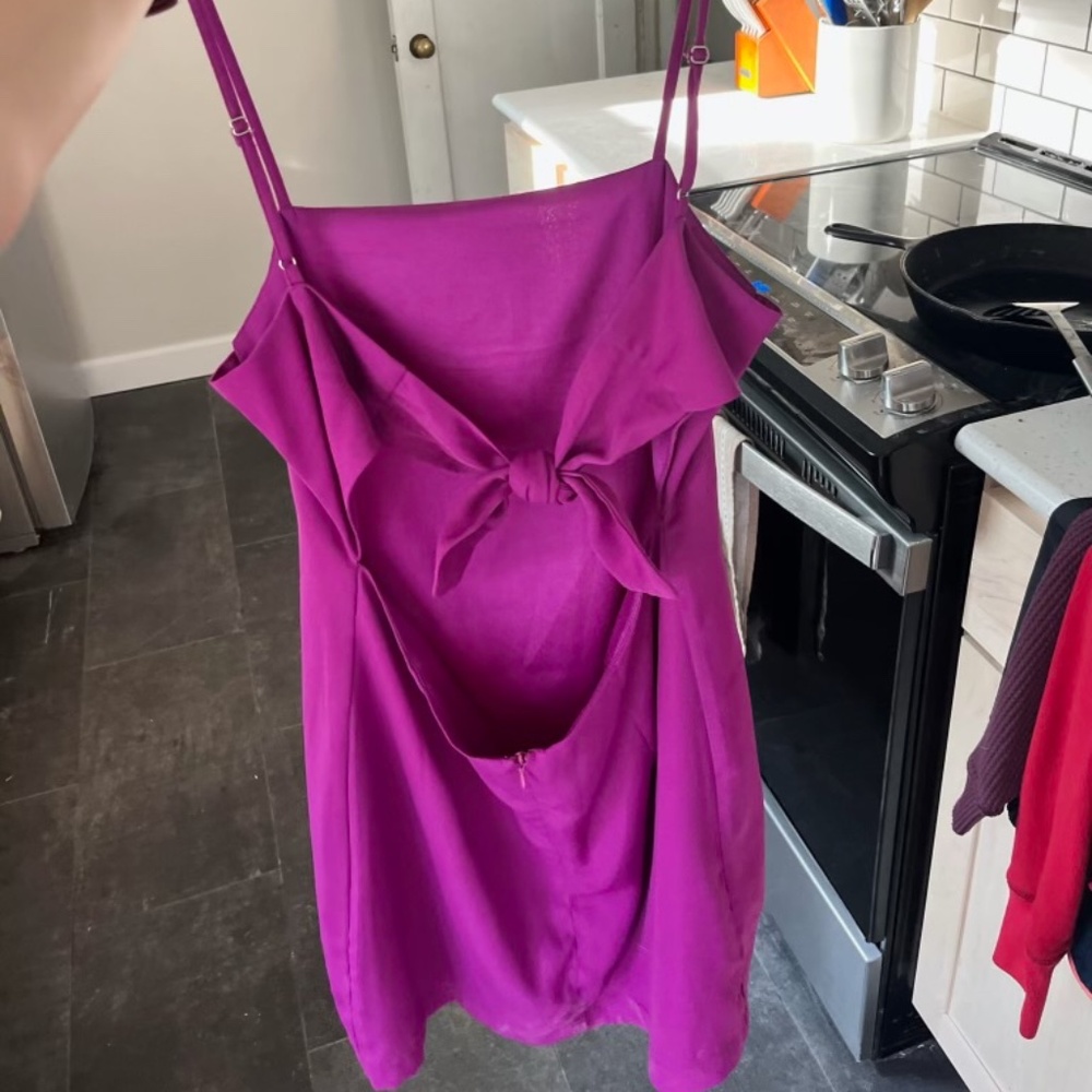 Lulu’s Magenta Formal Dress